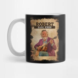 Vintage Old Paper 80s Style Robert Earl Keen Mug